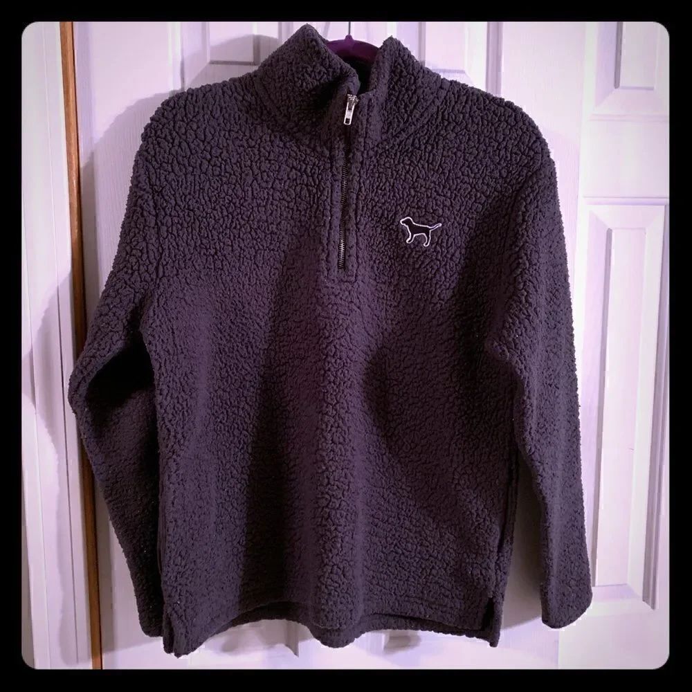 PINK 1/4 Zip Fleece Pull Over